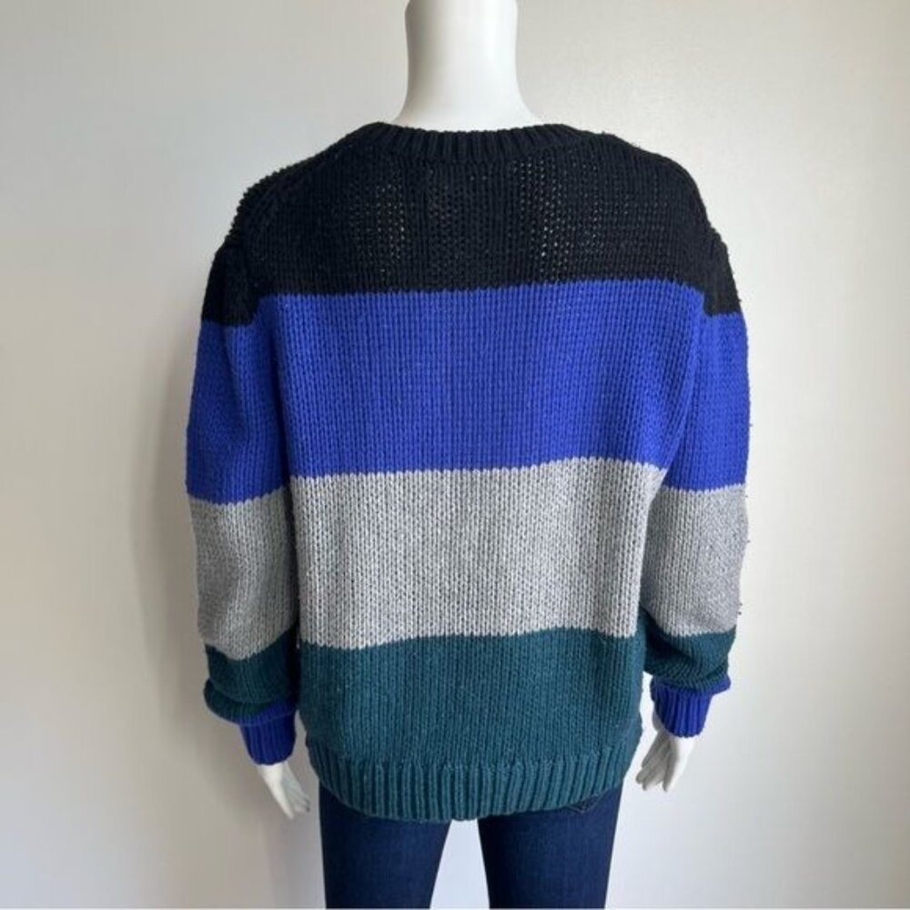 Colorblock Crew Neck Sweater - Picture 5 of 7